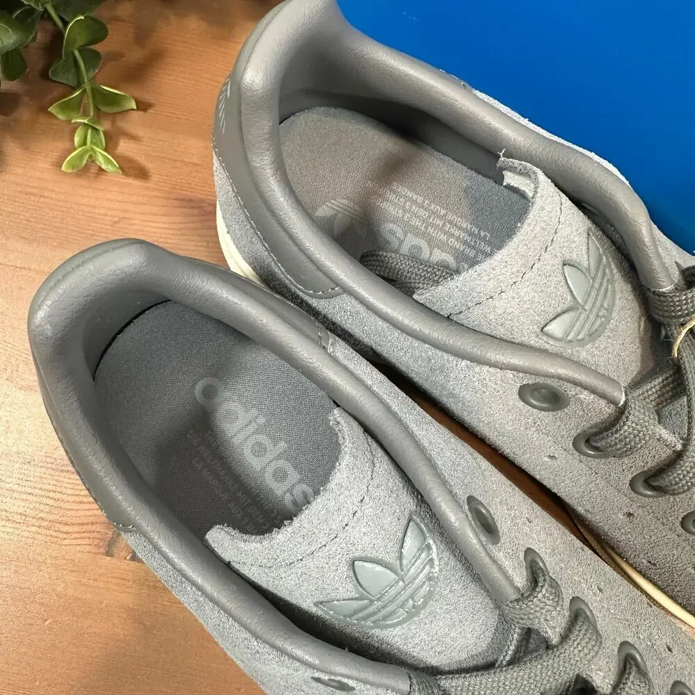 Adidas‎ Originals Men's Stan Smith Grey Suede Sneakers IF8047 Size 5